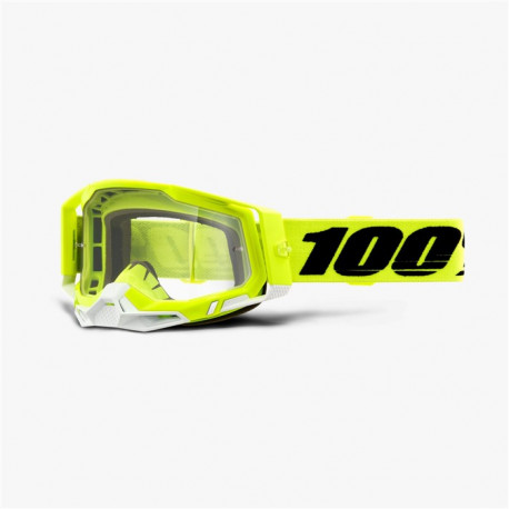 Очки 100% Racecraft 2 Goggle Yellow / Clear Lens (50121-101-04)