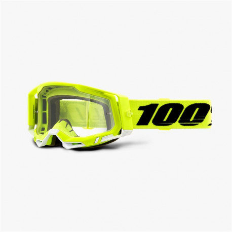 Очки 100% Racecraft 2 Goggle Yellow / Clear Lens (50121-101-04)-1