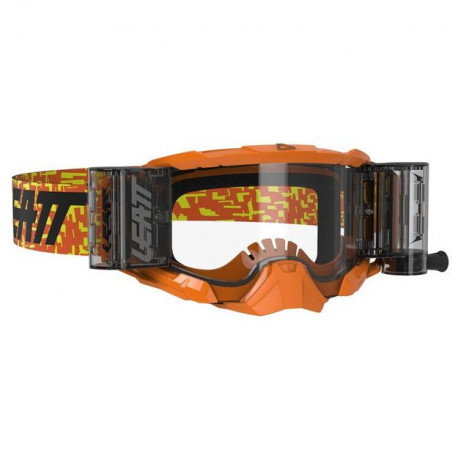Очки Leatt Velocity 5.5 Roll-Off Neon Orange Clear 8020001085