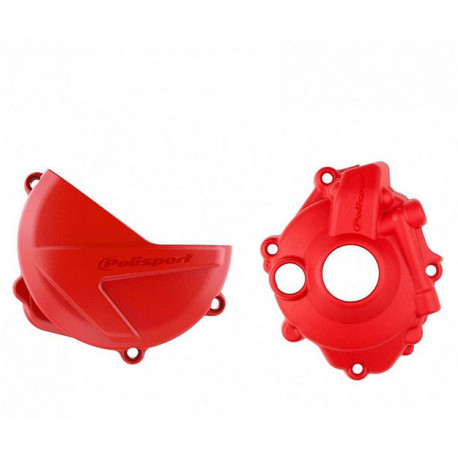 Комплект защита крышки сцепления + зажигания + помпы Polisport CRF250R 2018-
