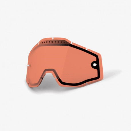 Линза 100% Racecraft/Accuri/Strata Vented Dual Pane Lens Anti-Fog Rose (51006-016-02)