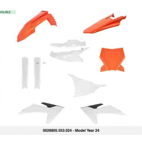 Полный комплект пластика Acerbis для мотоцикла KTM SX 125-300/SX-F 250-450   2023-2024