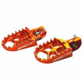 Подножки Scar Evo с пружинами под мотоциклы KTM 125-250-300SX, 250-350-450SX-F,Husqvarna TC125-250, FC250-350-450 2023-26,GASGAS EC/EC-F - 2024-26