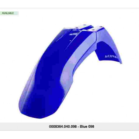 Переднее крыло ACERBIS для мотоцикла YAMAHA YZ 80 1993-2002/YZ 85 2004-2014/YZ 85 LW 2004-2009