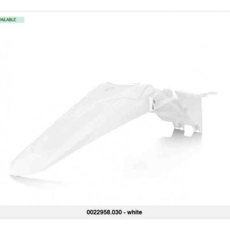 Заднее крыло ACERBIS для мотоцикла YAMAHA WR 250 F 2020-24/WR 450 F 2019-23/YZ 250 F 2019-23/YZ 250 FX 2019-24/YZ 450 F 2018-22/YZ 450 FX 2019-23