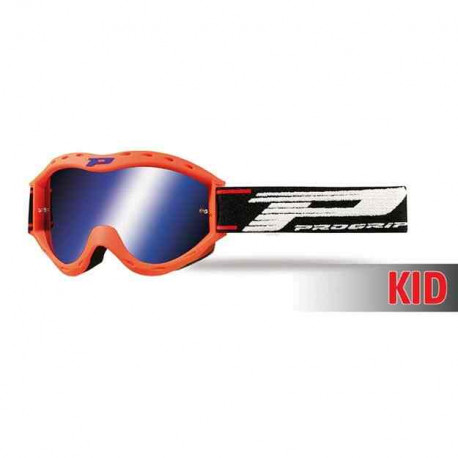 Детские очки для мотокросса Progrip Atzaki Kid 3101 FL незапотевающая с зеркальной линзой