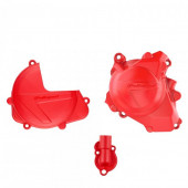 Комплект защита крышки сцепления + зажигания + помпы Polisport CRF450R Комплект защита крышки сцепления + зажигания + помпы Polisport CRF450R