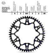 Звезда задняя MMT 7075 Alu KTM SX65 2025-2026 ,HVA TC65 2025-26,GASGAS MC 65 2025-2026