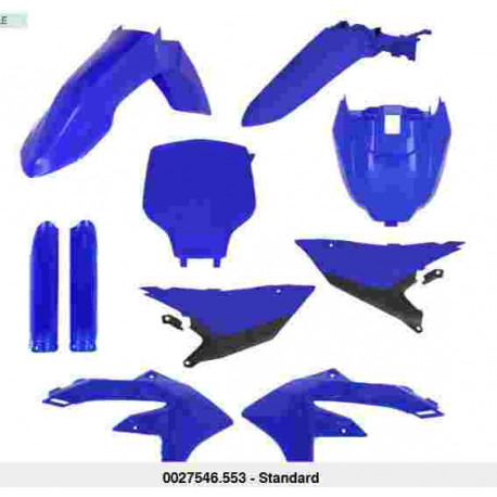 Полный комплект пластика Acerbis для мотоциклов YAMAHA YZ 250 F 2027,YZ 450 F 2026-2027,YZ 450 FX 2027