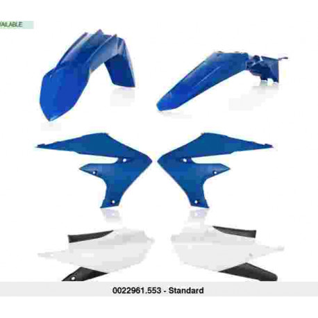 Комплект пластика Acerbis для мотоцикла YAMAHA WR 250F 2020-24,WR 450 F 2019-23,YZ 250 F 2019-23,YZ 250 FX 2019-24,YZ 450 F 2018-22,YZ 450 FX 2019-23