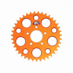 Задняя звезда Renthal ALU #415 KTM SX50 2002-13 - оранжевая