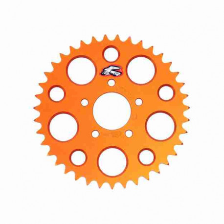 Задняя звезда Renthal ALU #415 KTM SX50 2002-13 - оранжевая