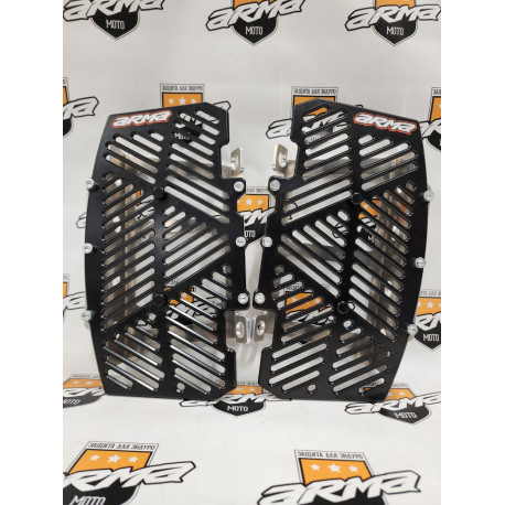 Защита радиаторов ARMA KTM/Husqvarna `16-24г. алюминиевый дефлектор черная 9RG04BK