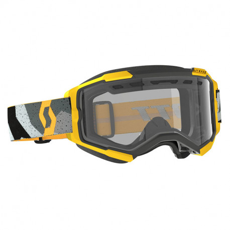 Очки SCOTT Fury Enduro Goggle Camo Grey Yellow works