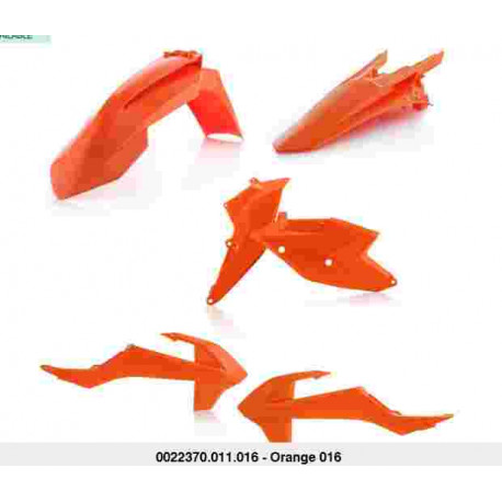 Комплект пластика Acerbis для мотоцикла KTM EXC 250-300 2017,EXC 250-300 TPI 2018-19,EXC-F 250-500 2017-19,XC-W 125 2017-19,XC-W 150-300 TPI 2019