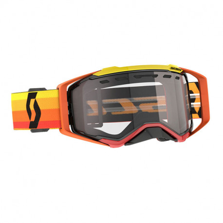 Очки SCOTT Prospect Enduro orange yellow clear dual works
