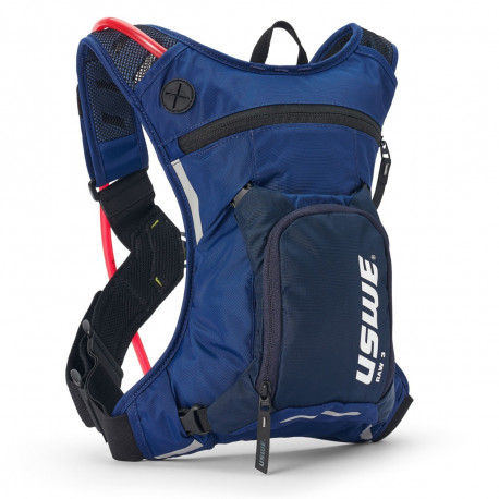 Рюкзак-гидропак USWE RAW 3L Dirt Biking Hydration Pack (2L), Factory Blue