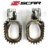 Титановые подножки Scar под мотоциклы KTM SX, SX-F HUSQVARNA TC, FC 2016-22