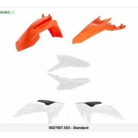 Комплект пластика Acerbis для мотоцикла KTM SX 65 2024 2025 2026 2027
